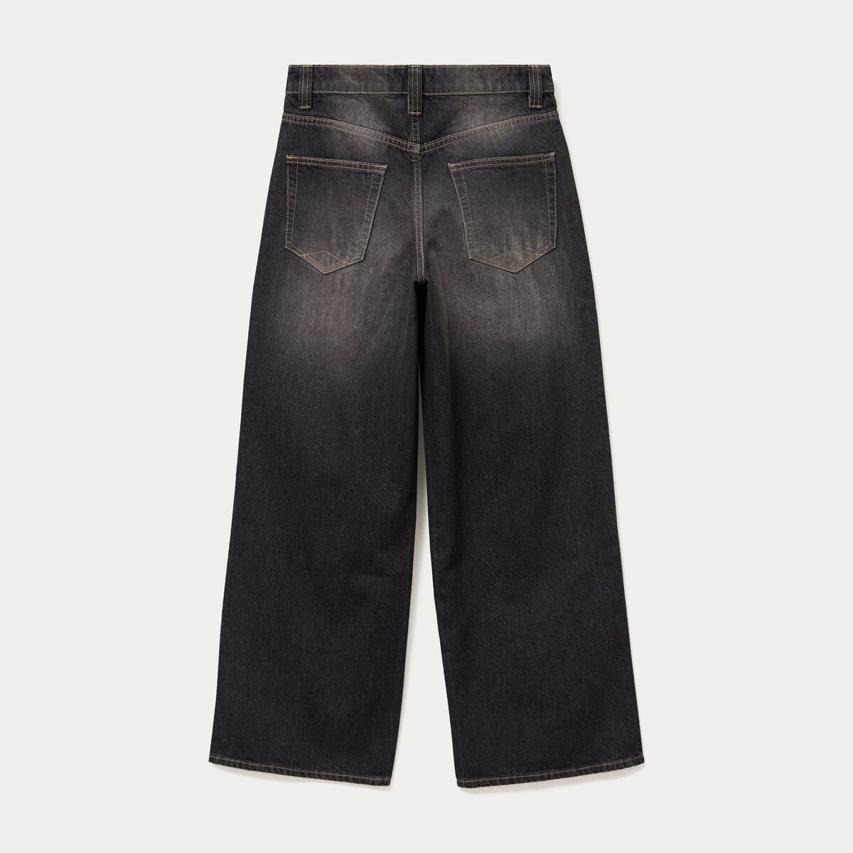 Jean Max loose taille basse denim noir