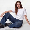Jean Lenny wide leg taille basse bleu