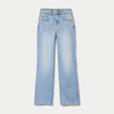Jean Tom regular taille haute denim bleach