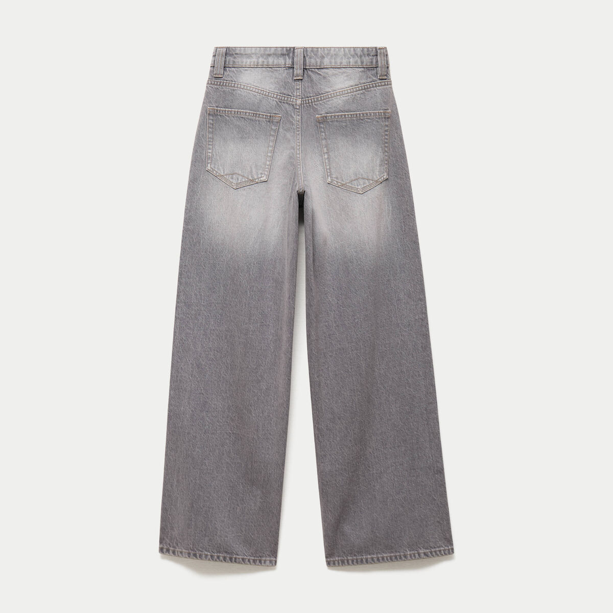 Jean Max loose taille basse denim gris