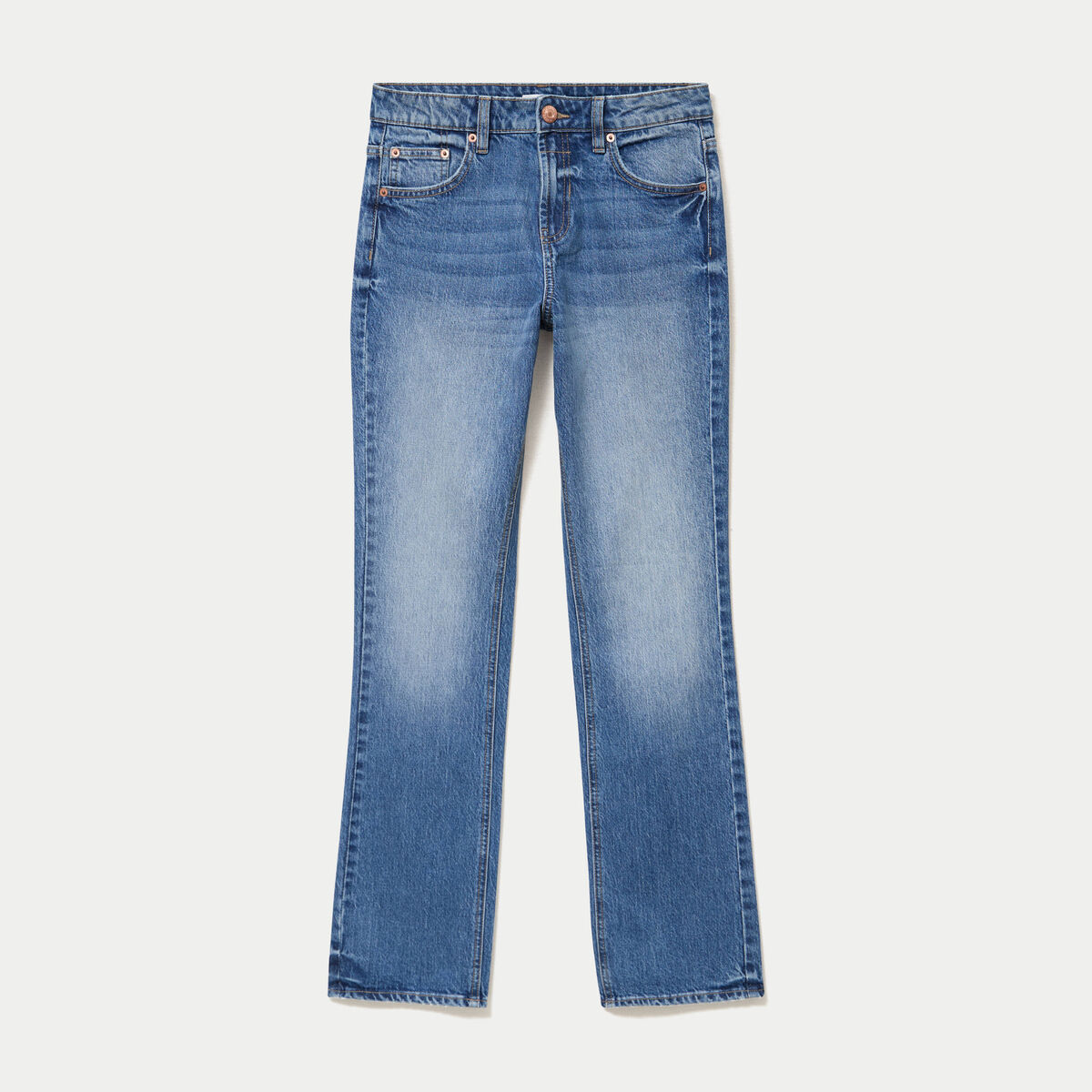 Jean Sam regular taille standard denim double stone