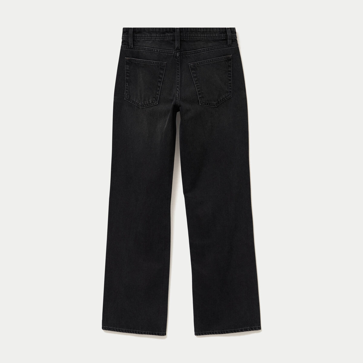 Jean Tom regular taille basse denim noir