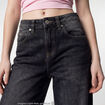 Jean Max loose taille basse denim noir