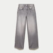 Jean Max loose taille basse denim gris