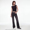 Jean Zoe bootcut taille basse denim noir