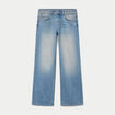 Jean Lenny wide leg taille basse denim double stone