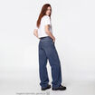Jean Lenny wide leg taille basse bleu