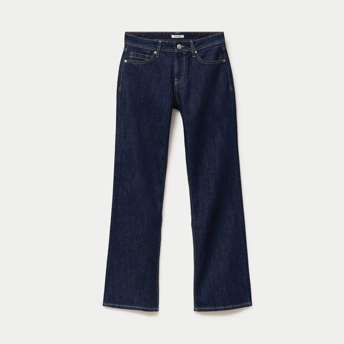 Jean Tom regular taille basse denim brut