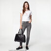 Jean Zoe skinny taille standard denim gris