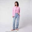 Jean Tom regular taille haute denim bleach