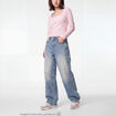 Jean Max loose taille standard denim bleach
