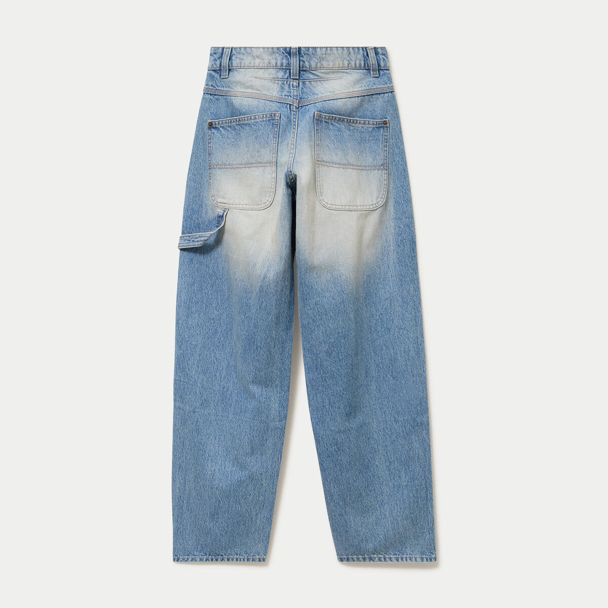 Jean Max loose taille standard denim bleach