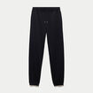 Jogging bas resserr&eacute; taille standard noir