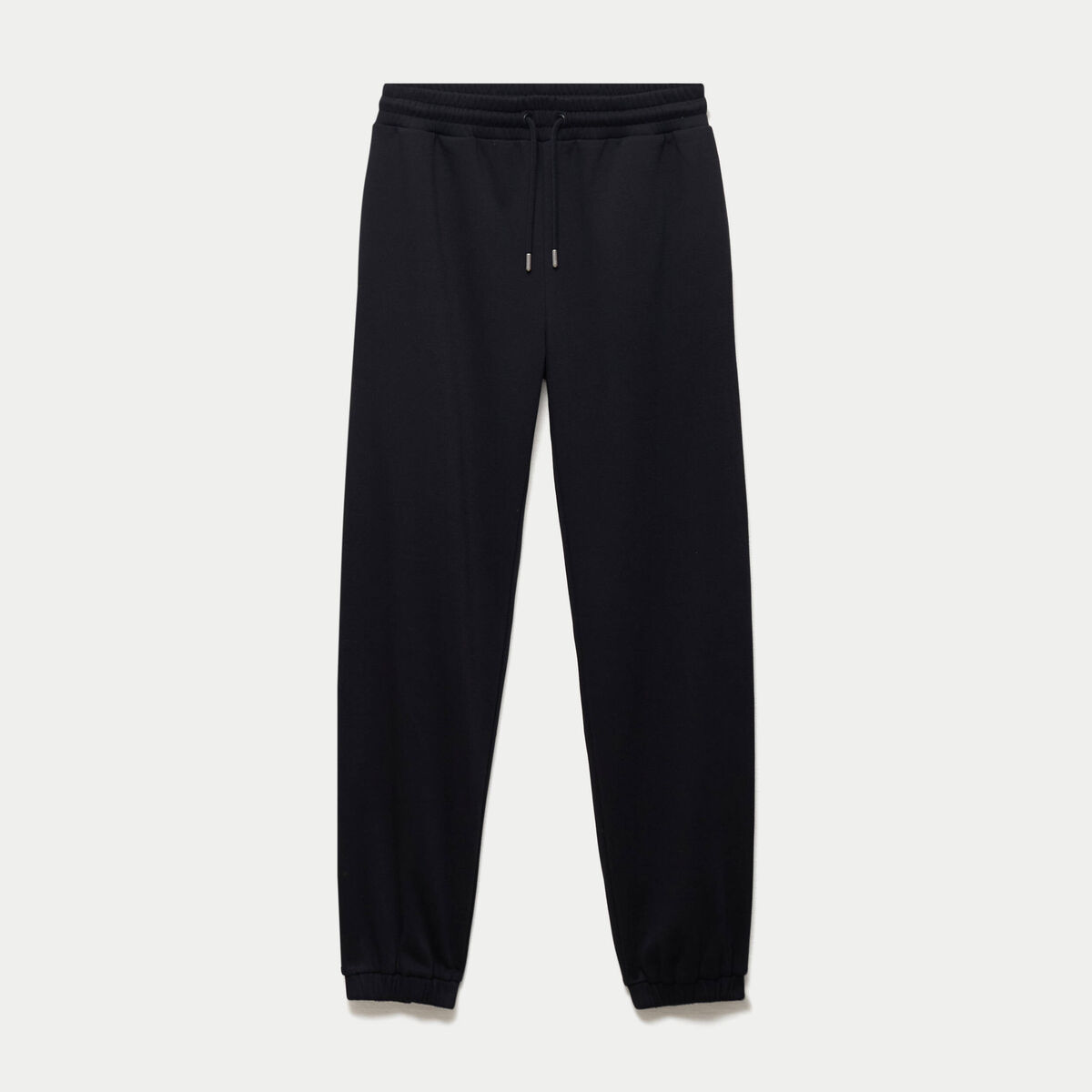 Jogging bas resserr&eacute; taille standard noir
