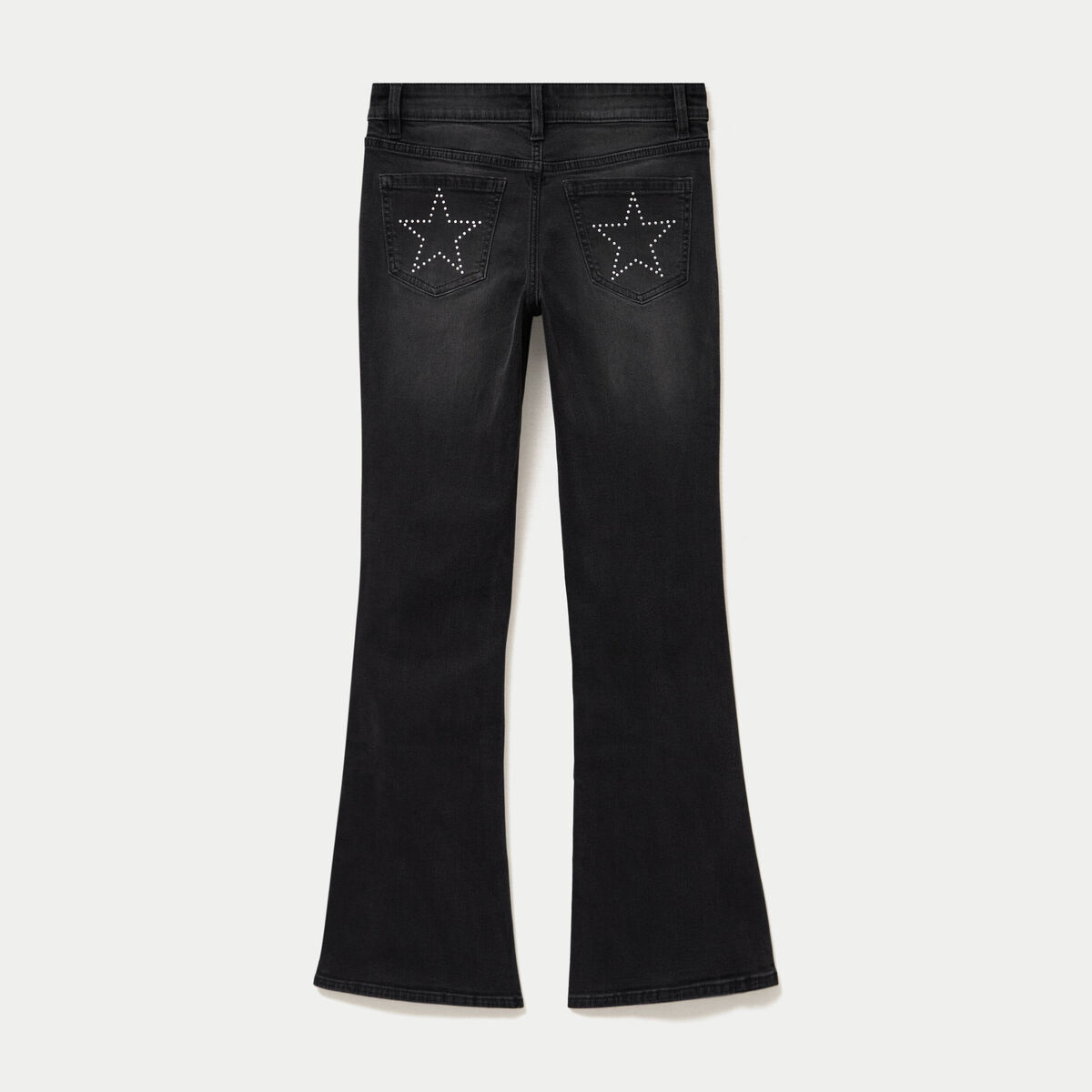 Jean Zoe bootcut taille basse denim noir