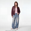 Jean Max loose taille standard denim bleach