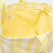 Sac cabas rectangulaire jaune femme