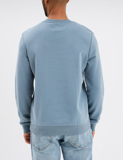 Sweat avec col rond gris homme
