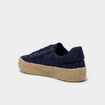 Tennis basses en toile bleu marine femme