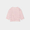 Sweat manches longues détails pailletés vieux rose bébé fille