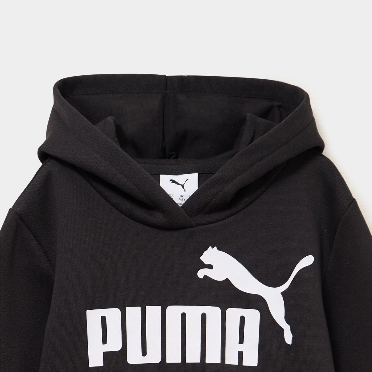 Sweat hoodie 1 poche molleton Puma noir fille