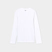 T-shirt manches longues blanc homme