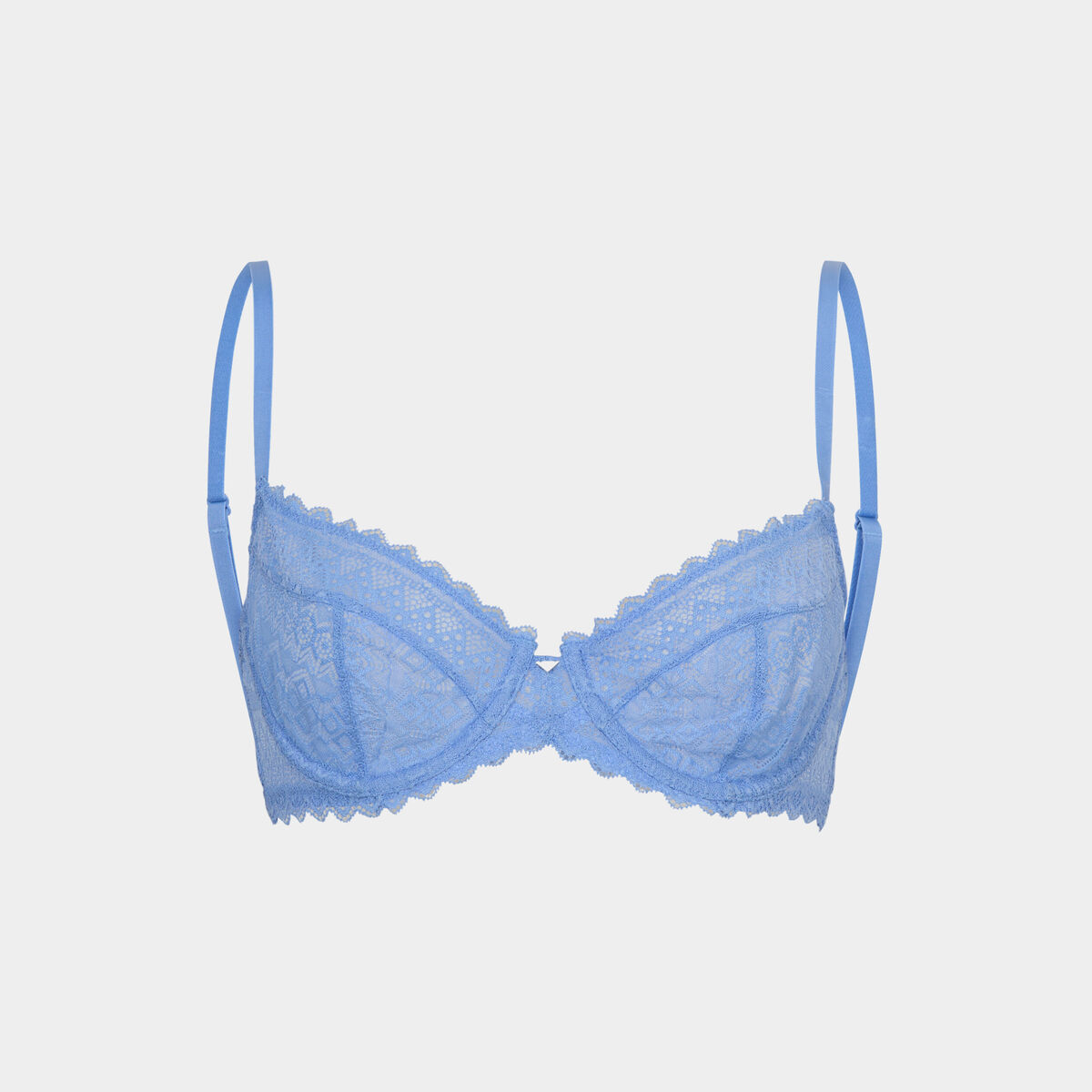 Soutien-gorge emboîtant dentelle bleu lavande femme