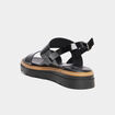 Sandales brides vernies Liberto noir femme