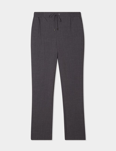 Pantalon de jogging chino gris foncé femme