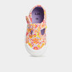 Chaussures salom&eacute; en toile rose b&eacute;b&eacute; fille
