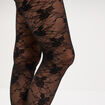 Collants 20D effet dentelle noir femme