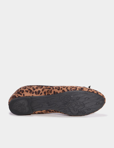 Ballerines avec noeuds multicolore femme