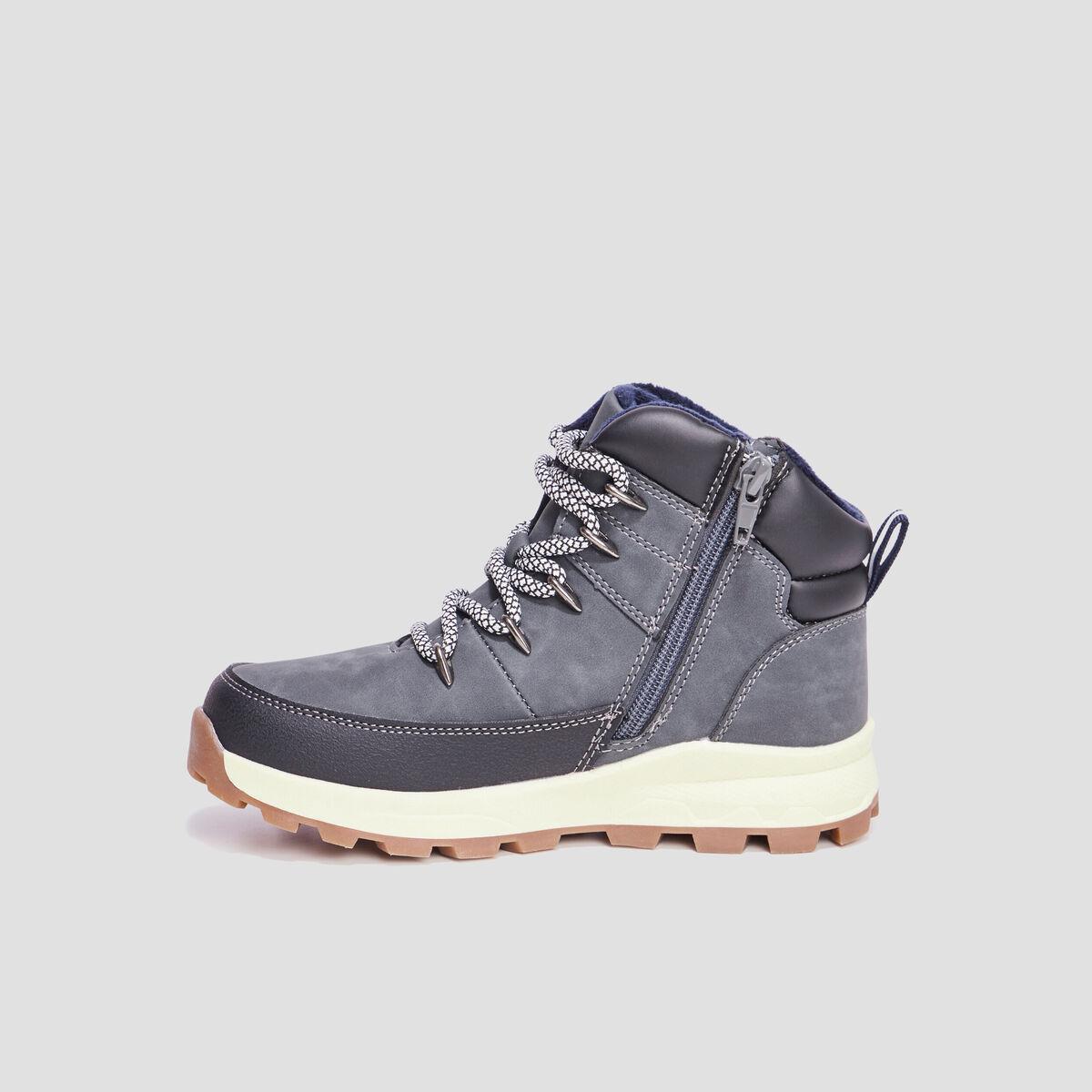 Bottines avec zip Trappeur Barato bleu gar&ccedil;on