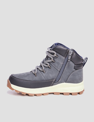 Bottines avec zip Trappeur Barato bleu garçon