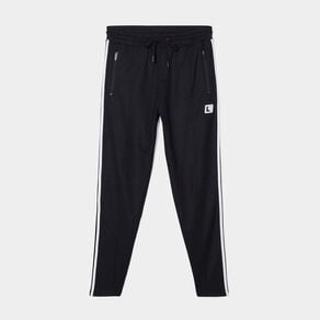 pantalon de jogging stretch bandes cotes noir homme Pantalon de jogging stretch bandes côtés noir homme