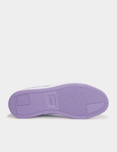 Tennis basses lacets Puma Carina Street mauve fille