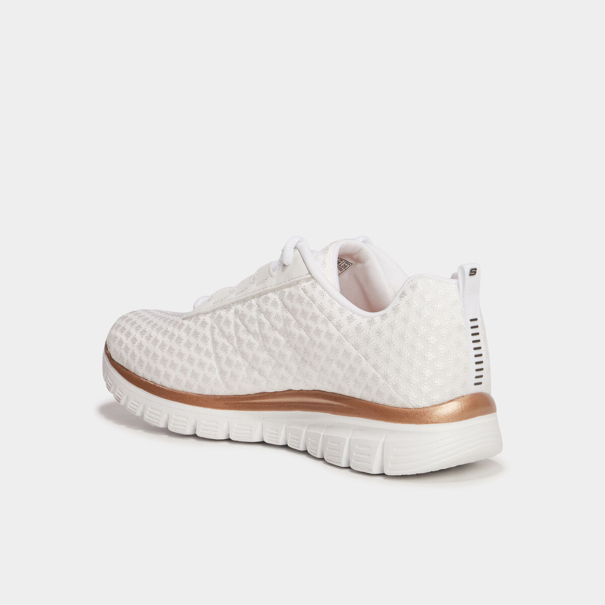 Baskets running Skechers Graceful blanc femme