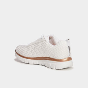 Baskets running Skechers Graceful blanc femme