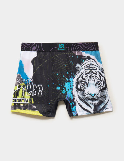 Boxer taille &eacute;lastiqu&eacute;e noir homme