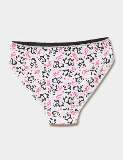 Lot 5 culottes coton rose fille