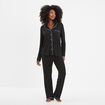 Ensemble pyjama 2 pièces noir femme