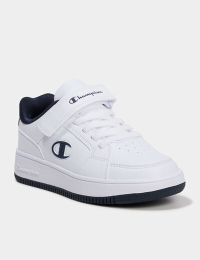 Baskets &agrave; scratchs Champion R18 noir gar&ccedil;on