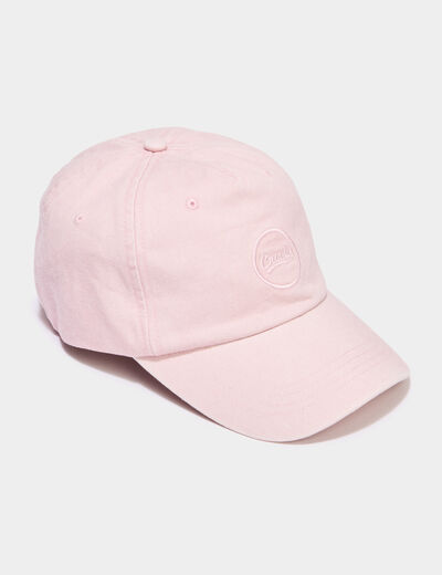 Casquette rose femme