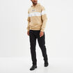 Sweat à capuche hoodie Liberto beige homme