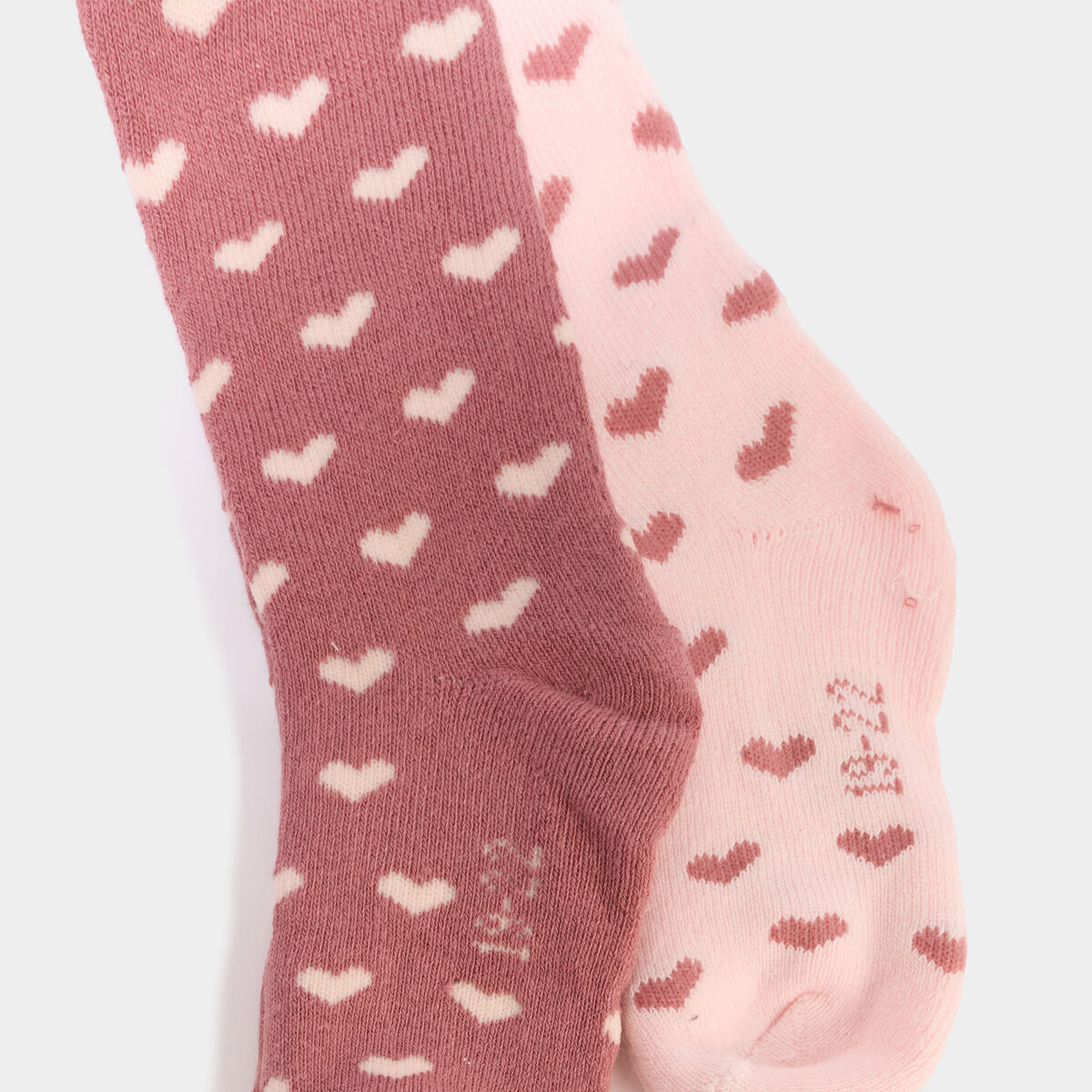 Lot 2 collants opaques rose fushia b&eacute;b&eacute; fille