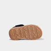 Sandales &agrave; scratchs en cuir bleu b&eacute;b&eacute; gar&ccedil;on