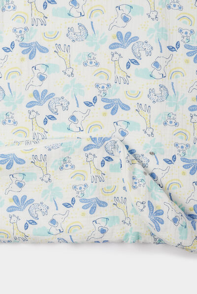 Gigoteuse coton TOG 1 sans manches blanc bébé