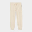 Pantalon jogging cargo molleton ecru homme