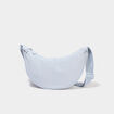 Sac banane en bandouli&egrave;re bleu ciel femme