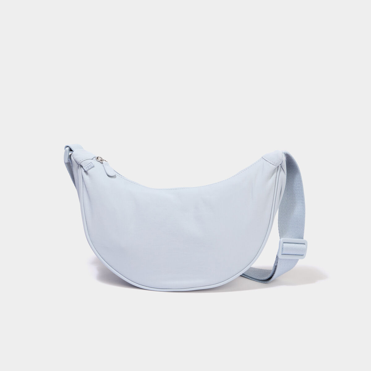 Sac banane en bandouli&egrave;re bleu ciel femme